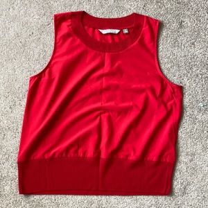 Athleta red sleeveless top XS